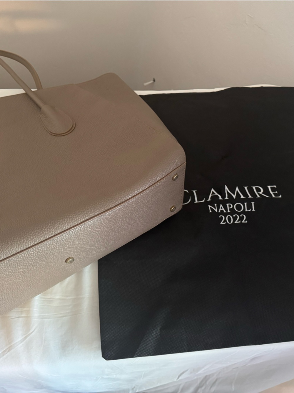 Taupe Leather Tote Bag — Refined Everyday Carry